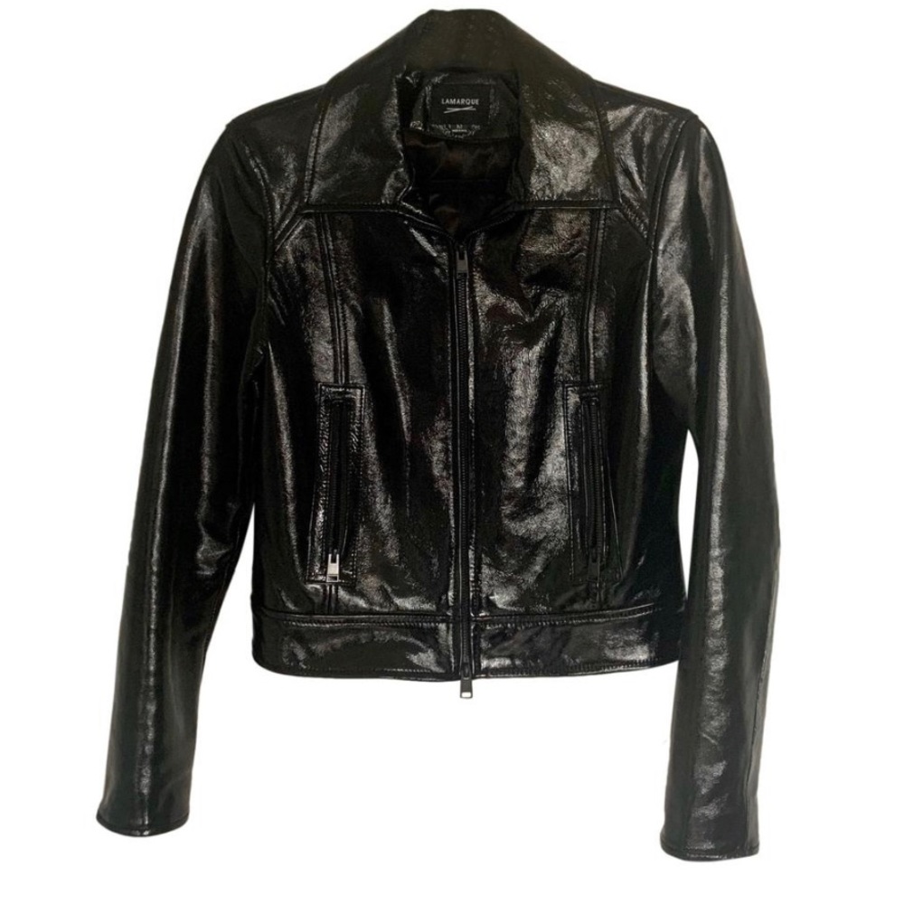 Lamarque Patent leather Jacket